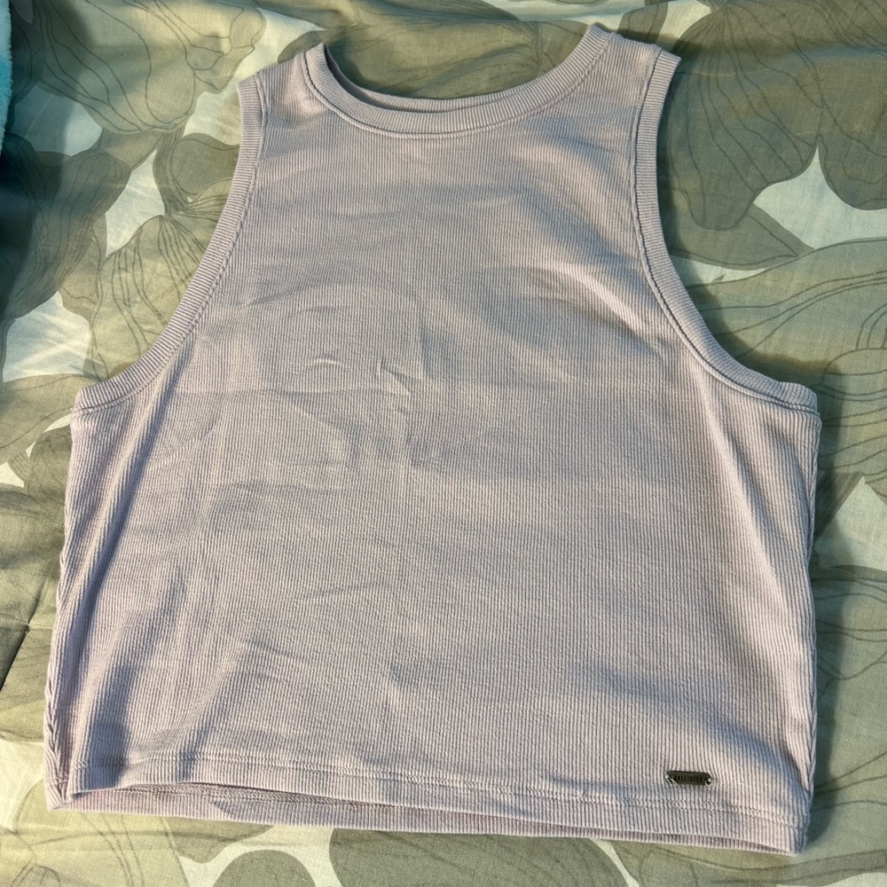 Hollister Crop Tank Top — Size XL — Lavender